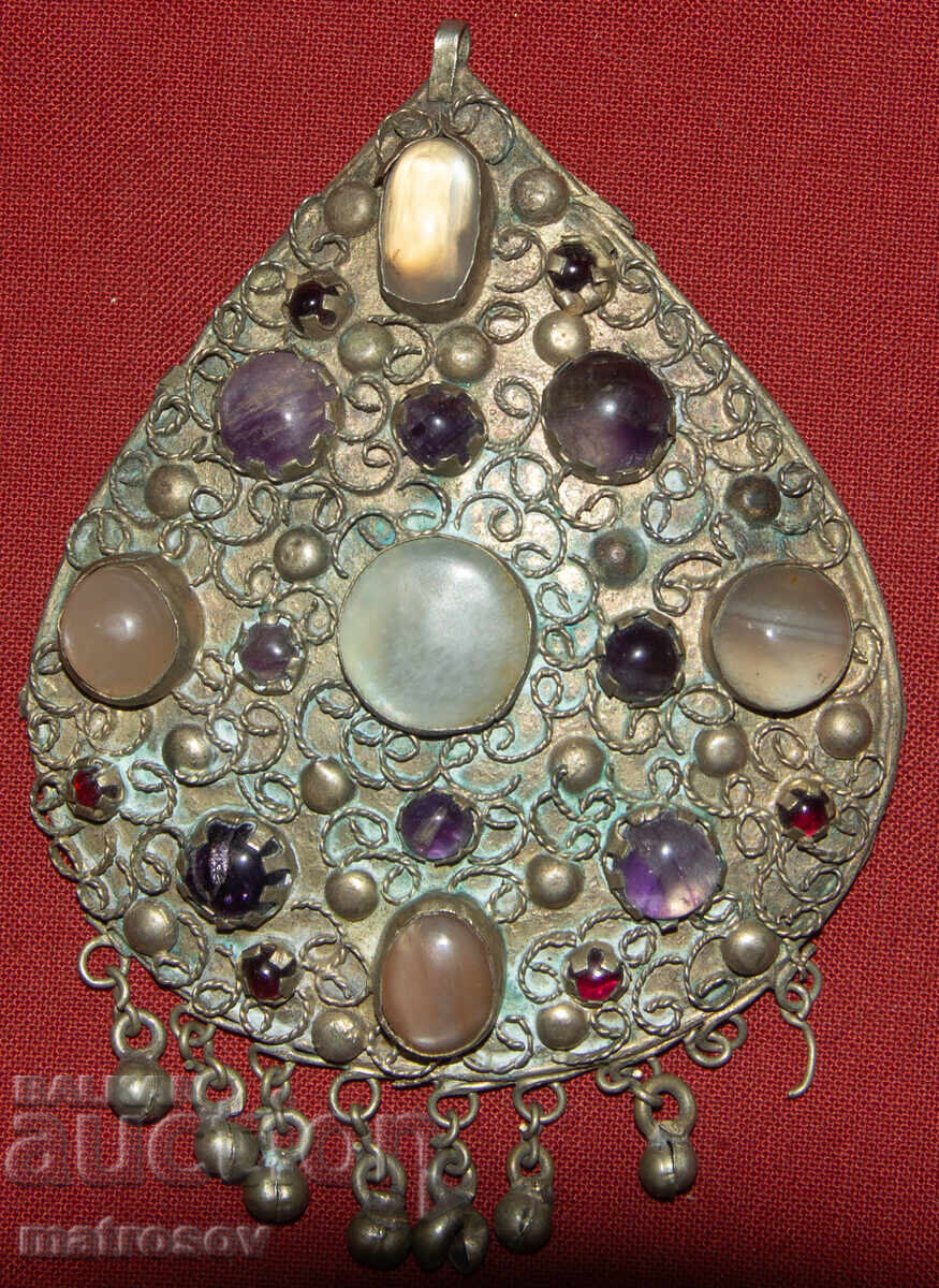 Old silver traditional necklace - 5