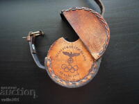 JOCURI OLIMPICE WWII BERLIN 1936 CUTIE DE PIELE PENTRU CRONOMETRU