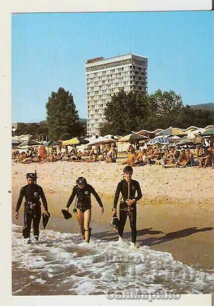 Картичка България Варна Златни пясъци Изглед 41* Картичка България Варна Златни пясъци Изглед 41*