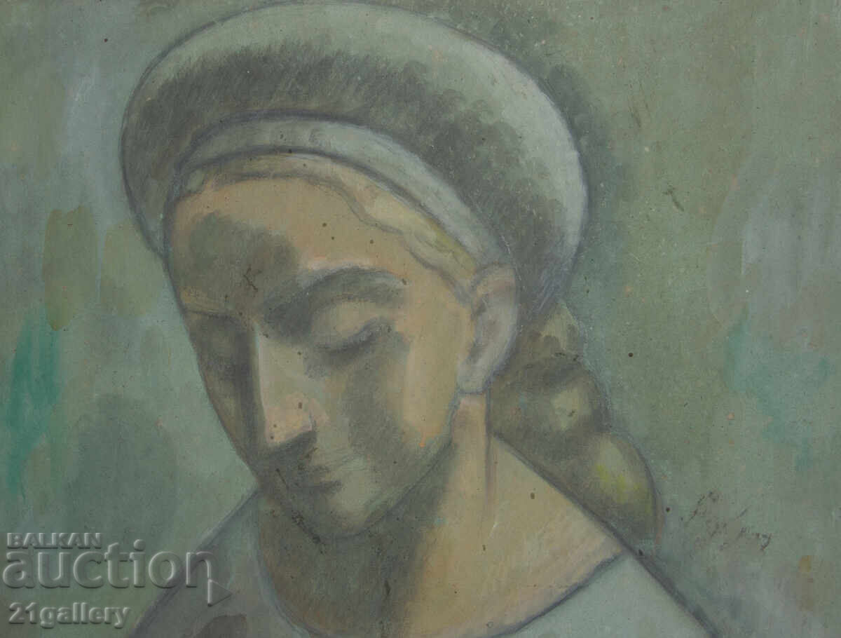 Delivery of Lyubomir Savinov (1941-) Female Portrait