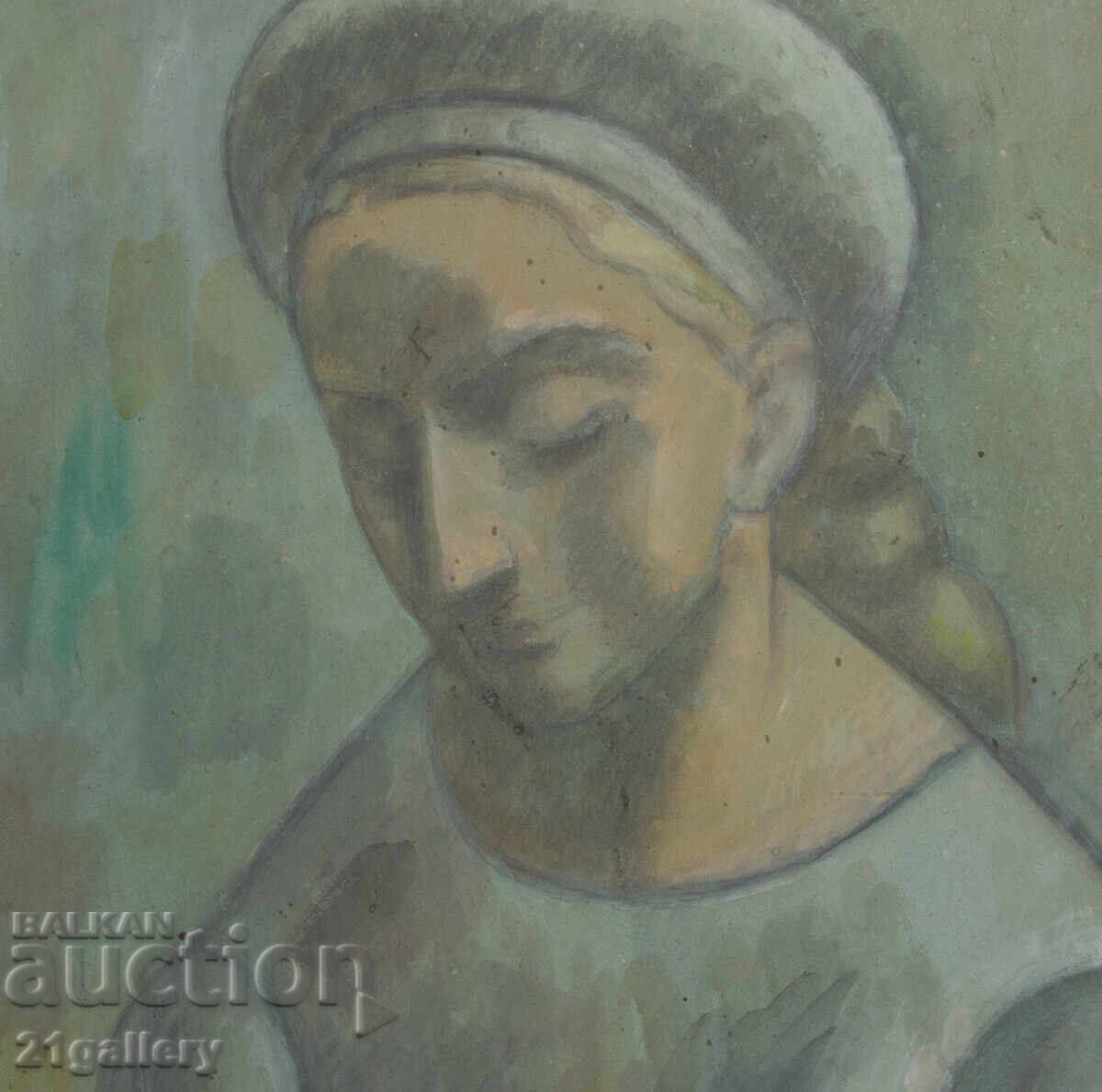 Lyubomir Savinov (1941-) Female Portrait - 7