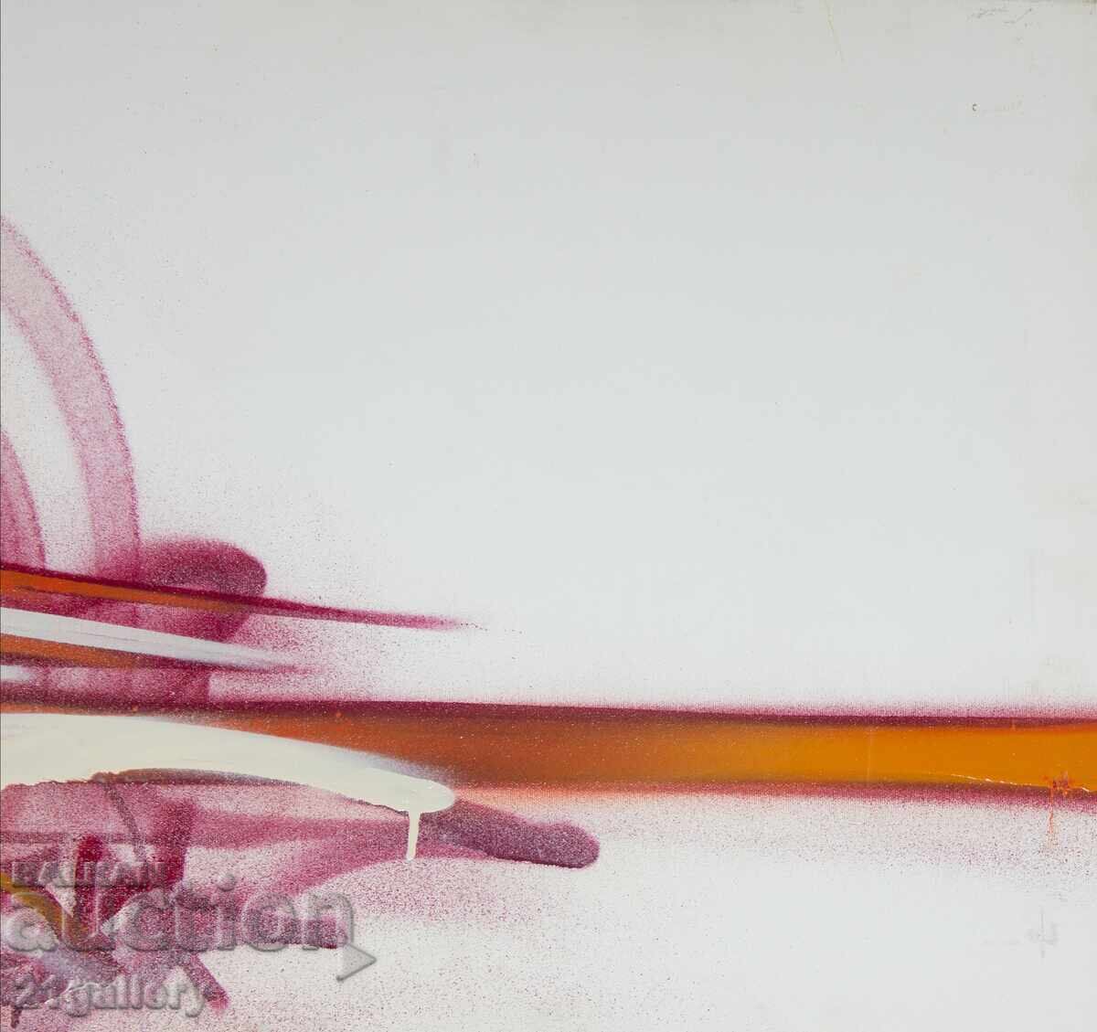 Доставка на Абстрактна композиция, маслени бои графити арт