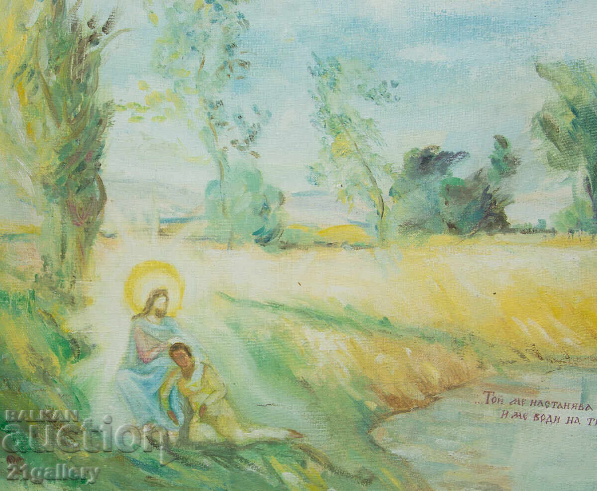 Картина маслени бои религиозна тематика пейзаж - 5