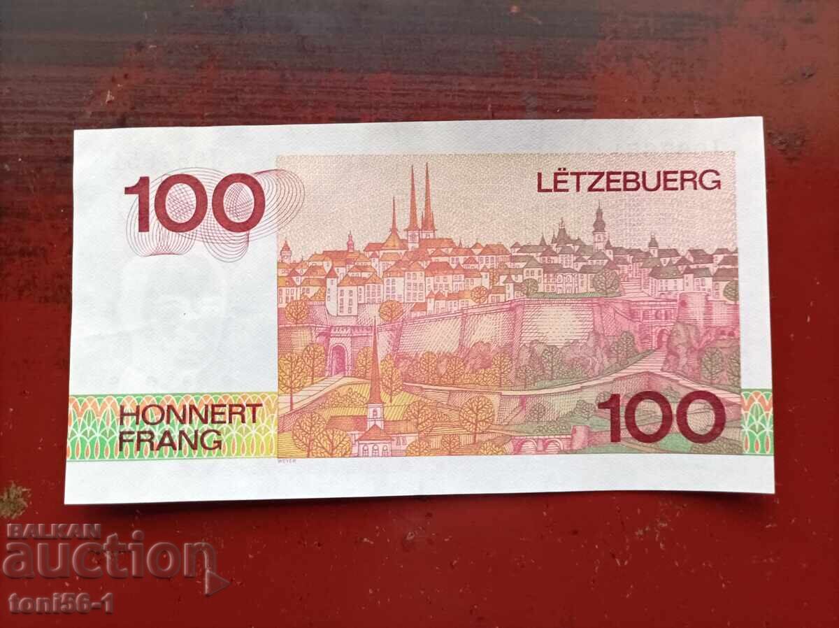 Люксембург 100 френка 1986 с цена € 9.00 | 17.60 лв.