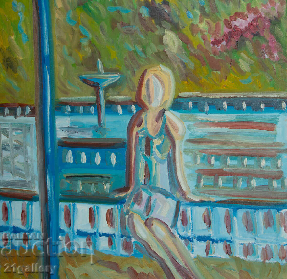 Έργο ζωγραφικής με λάδι, εικονιστική σύνθεση με τιμή 400.00 BGN | € 204.52