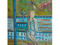 Έργο ζωγραφικής με λάδι, εικονιστική σύνθεση