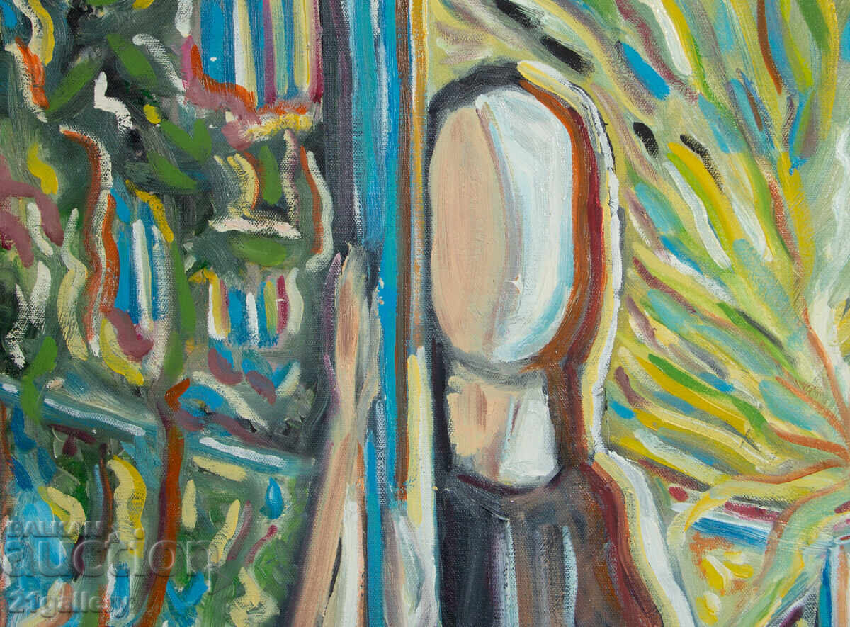 Delivery of Oil painting, figurative composition Delivery of Oil painting, figurative composition