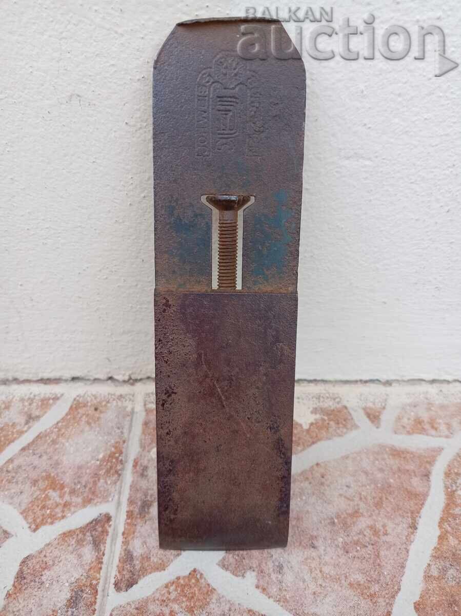 Marked knife from an old plane