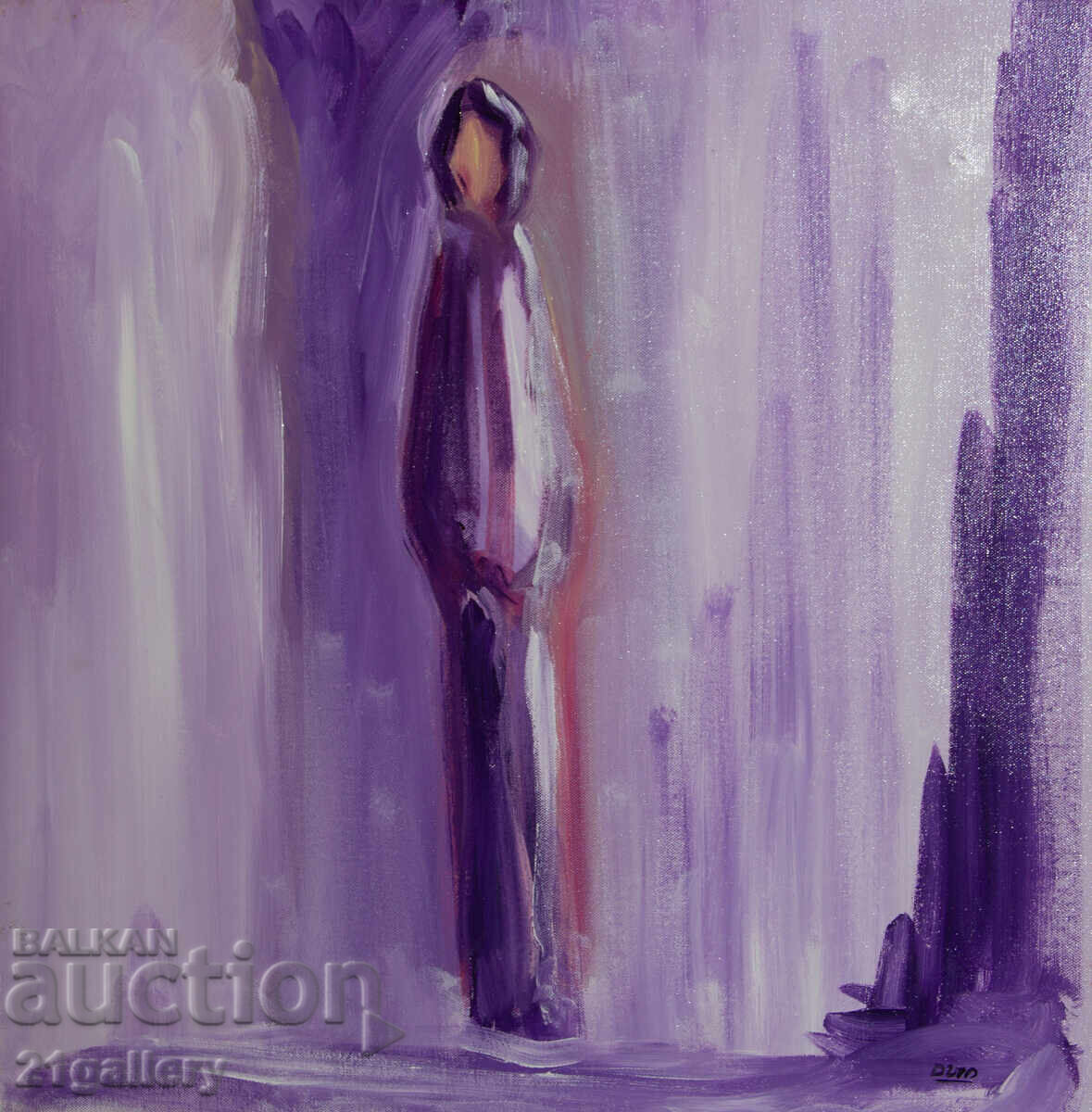 Έργο ζωγραφικής με λάδι, εικονιστική σύνθεση