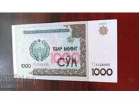 Uzbekistan 1000 Sum 2001 UNC