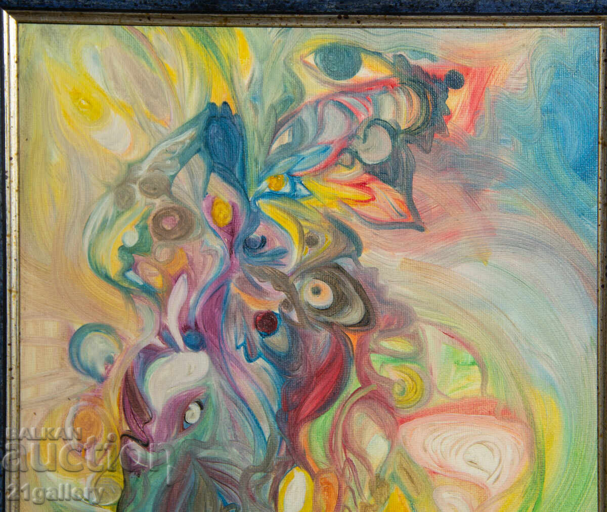 Παράδοση Αφηρημένη σύνθεση, ελαιογραφία "Απελευθέρωση" 2012