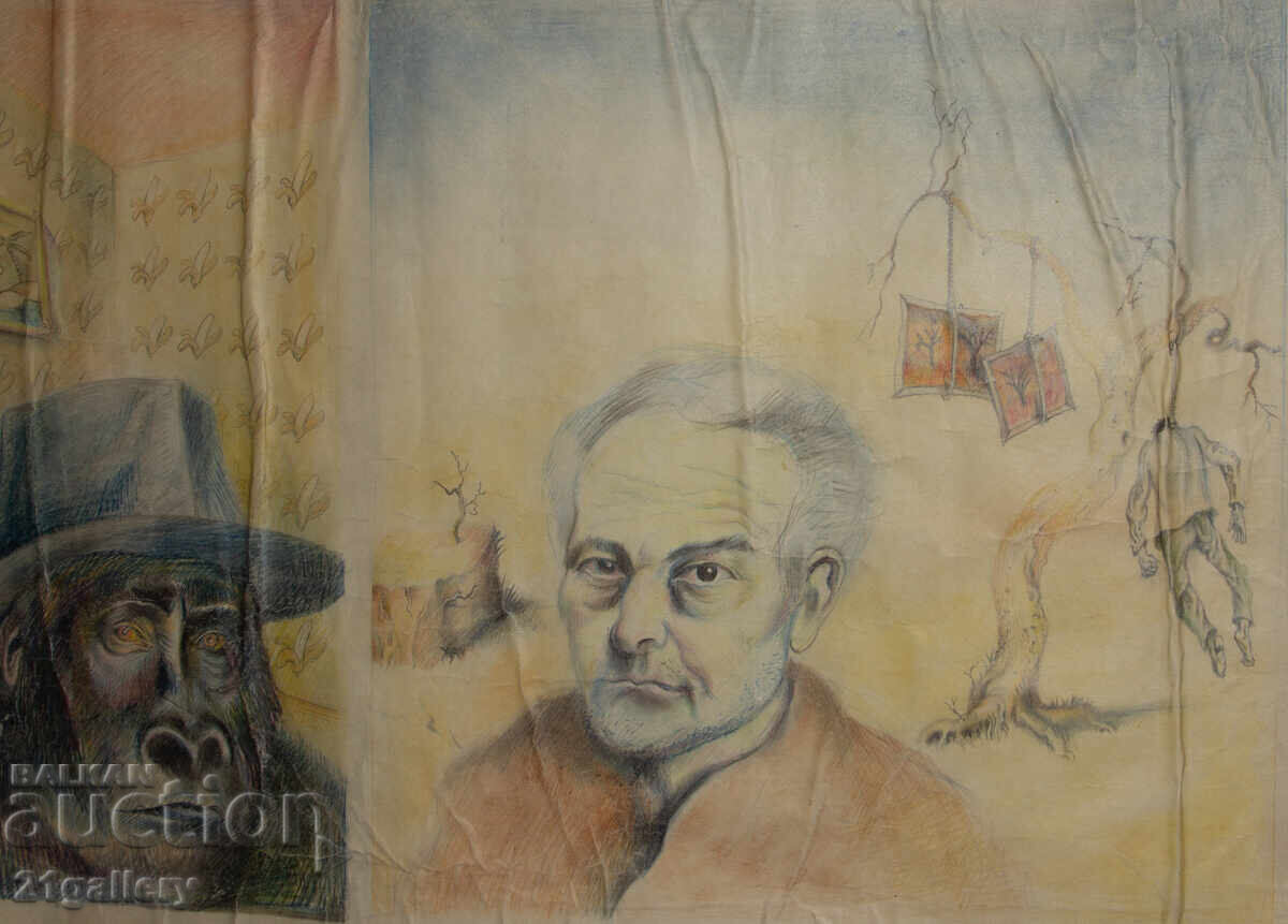 Доставка на Сюреалистична композиция, портрет на Генко Генков