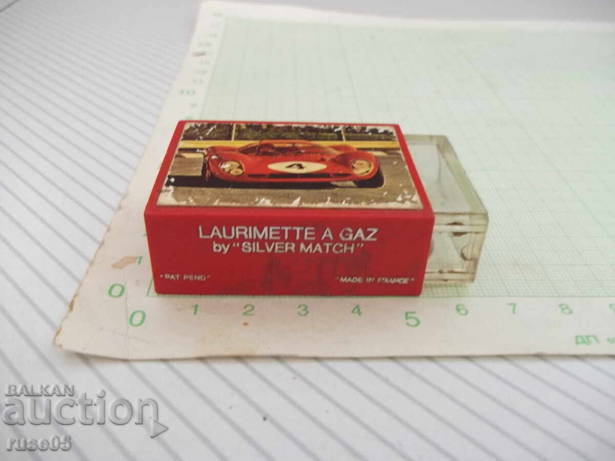 Lighter *LAURIMETTE A GAZ by "SILVER MATCH"* gas with flint with price 20.00 BGN | € 10.23