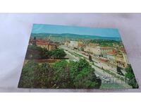 Пощенска картичка Шумен Центърът 1978