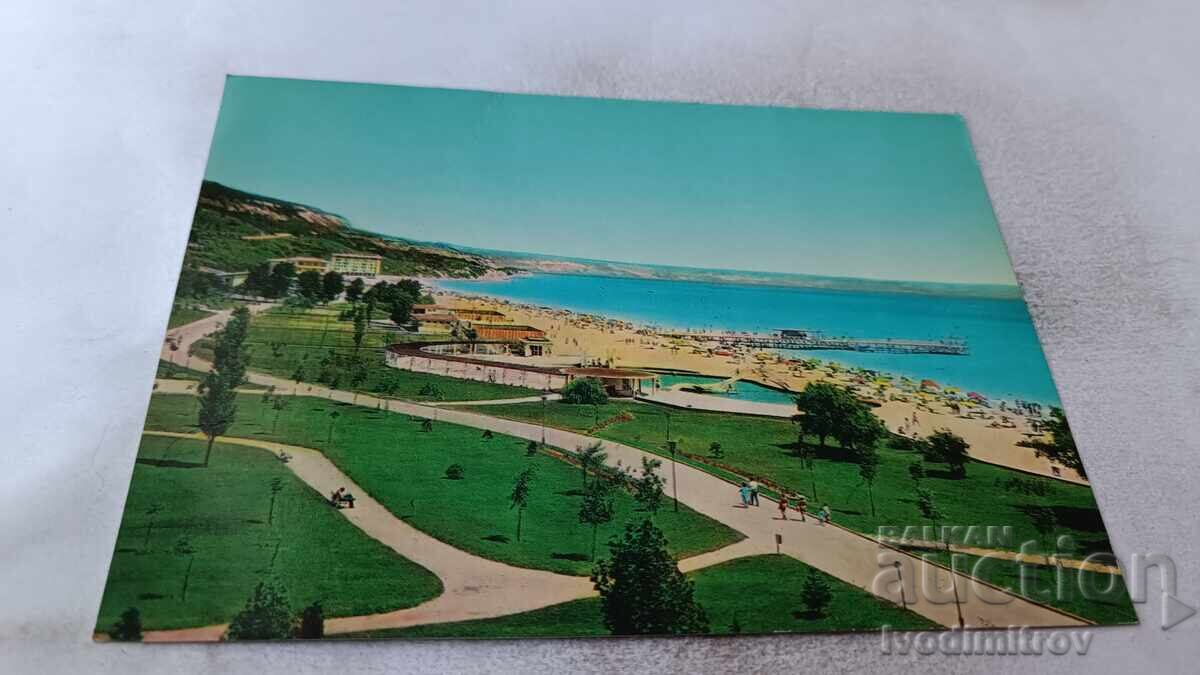 Postcard Golden Sands General view 1960