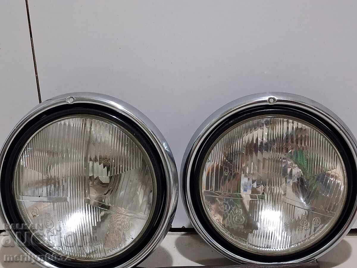 Car headlights glass reflector bezel Czechoslovakia - 6