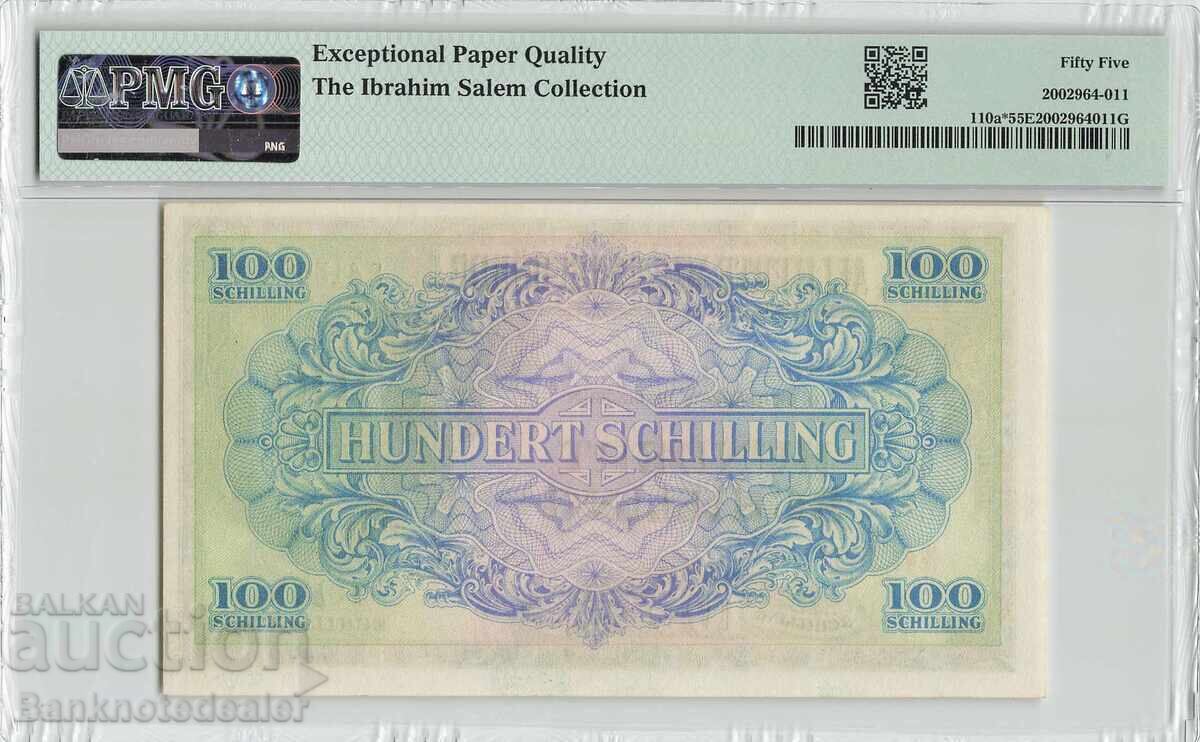 Austria 100 Schilling 1944 Replacement Pick 110a PMG PMG 55 with price 700.00 BGN | € 357.90 Austria 100 Schilling 1944 Replacement Pick 110a PMG PMG 55 with price 700.00 BGN | € 357.90