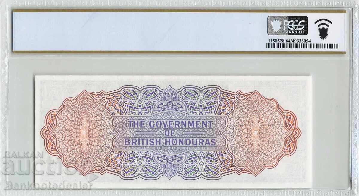 British Honduras 2 Dollars 1973 Pick 29c PCGS Choice UNC 64 с цена 600.00 лв. | € 306.78