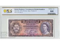 British Honduras 2 Dollars 1973 Pick 29c PCGS Choice UNC 64