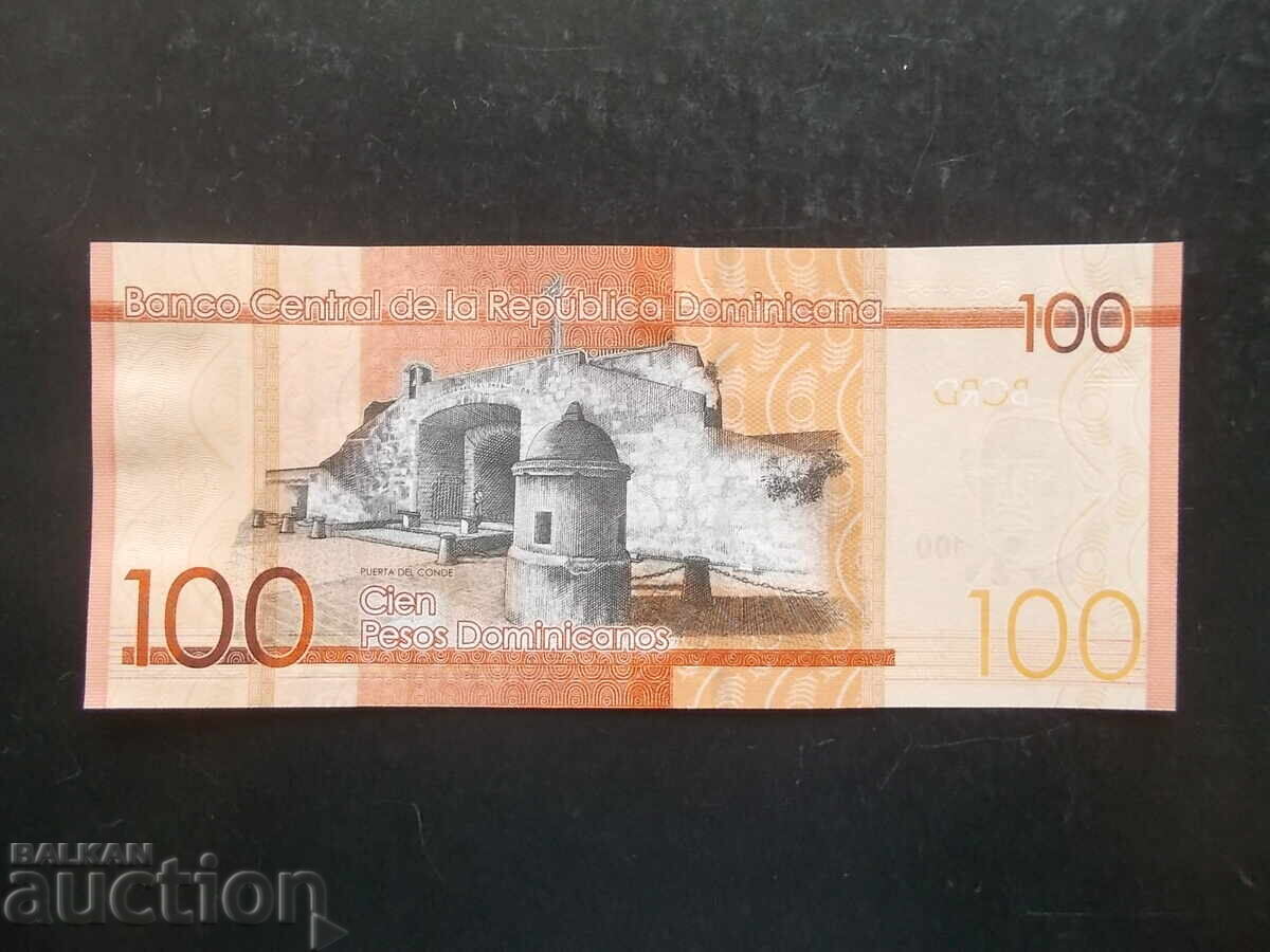 DOMINICAN REPUBLIC, 100 Pesos, 2023, UNC with price 7.99 BGN | € 4.09 DOMINICAN REPUBLIC, 100 Pesos, 2023, UNC with price 7.99 BGN | € 4.09