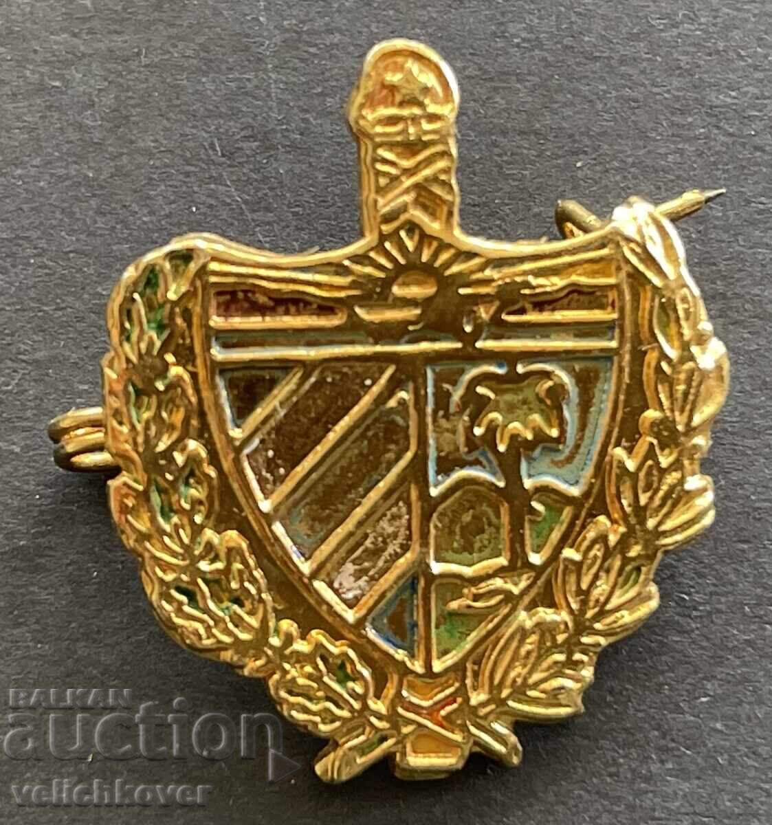 41699 Κούβα σήμα Εθνόσημο της χώρας 60s