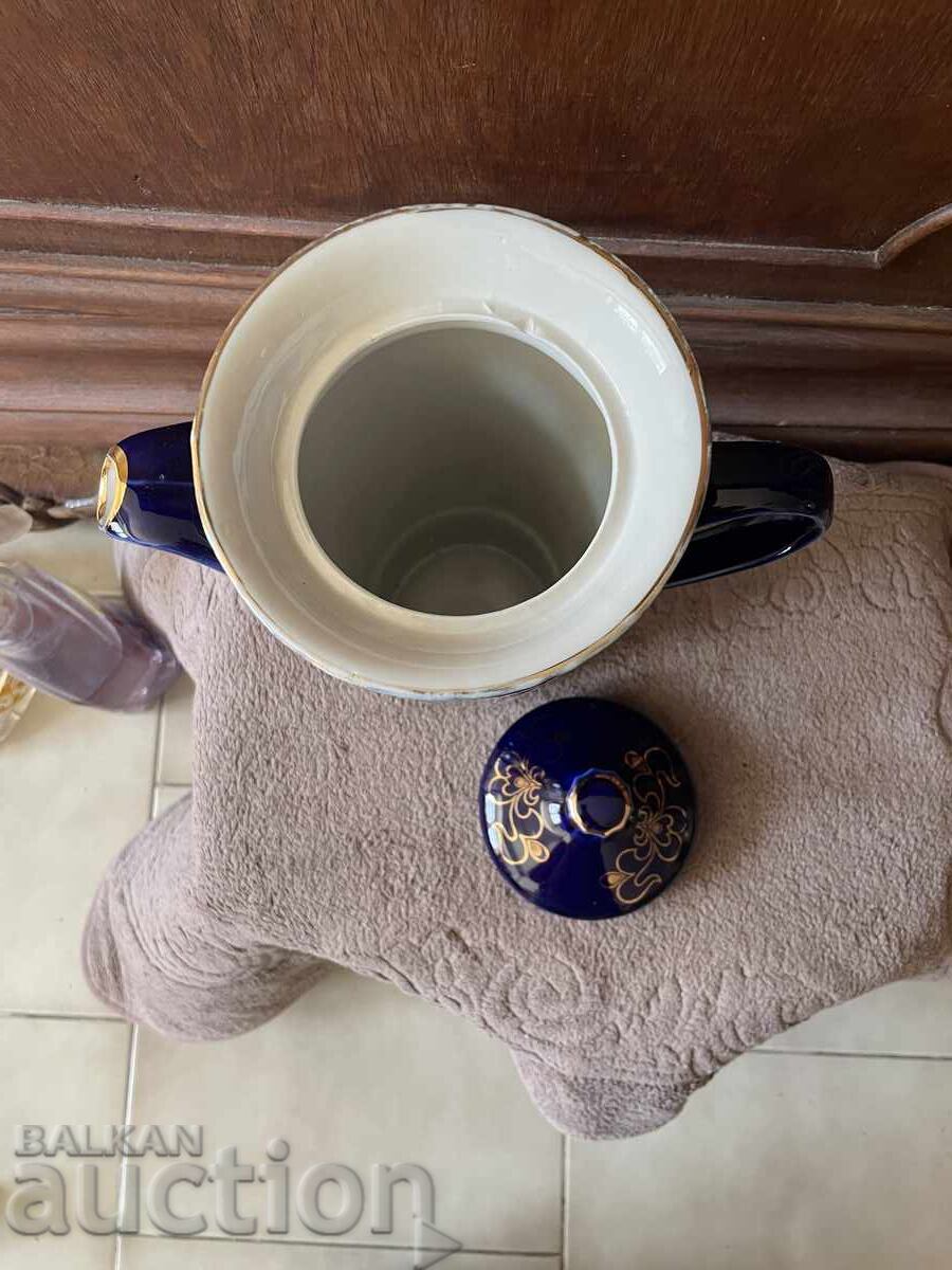 Kettle with lid - Gzhel, cobalt, USSR with price 49.95 BGN | € 25.54