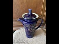 Cană cu capac-gjel, cobalt, URSS