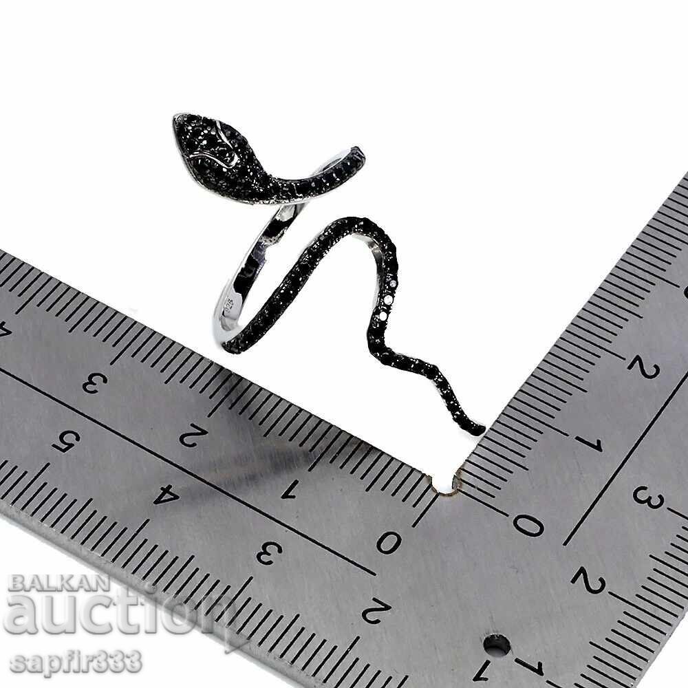 Licitație INEL SOPHISTICAT COBRĂ CU SPINELE NEGRE NATURALE Licitație INEL SOPHISTICAT COBRĂ CU SPINELE NEGRE NATURALE