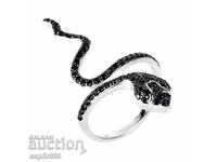 INEL SOPHISTICAT COBRĂ CU SPINELE NEGRE NATURALE