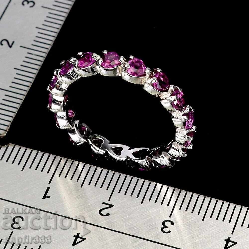 Licitație INIMĂ LUXOASĂ ELEGANȚĂ INEL NATURAL RODOLIT GRANAT Licitație INIMĂ LUXOASĂ ELEGANȚĂ INEL NATURAL RODOLIT GRANAT