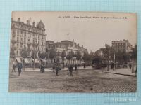 Carte poștală veche Retro mașină Lyon