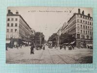 Carte poștală veche Retro mașină Lyon
