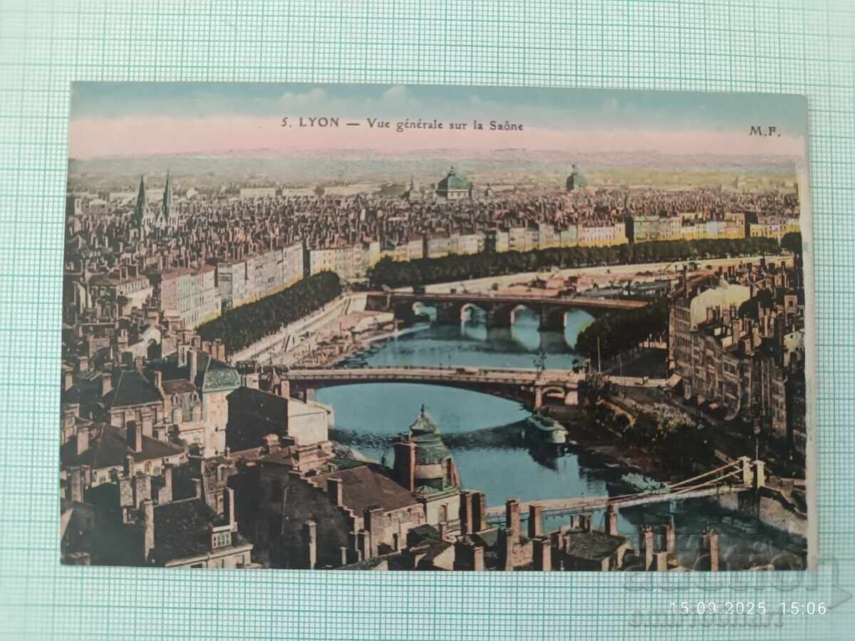 Old postcard Lyon Old postcard Lyon