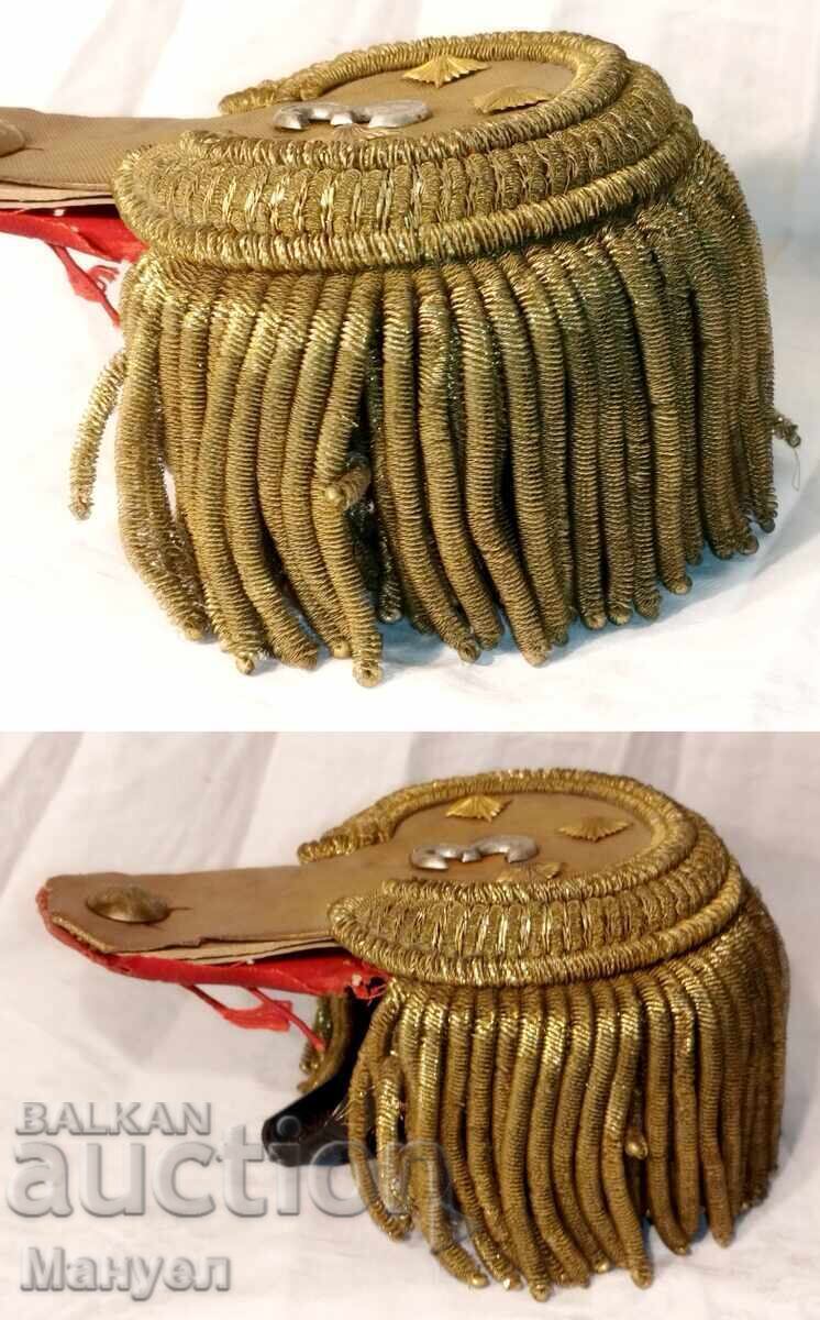 Царство България. еполет на полк.Ком.на 3и Пех.Бдински полк. - 5 Царство България. еполет на полк.Ком.на 3и Пех.Бдински полк. - 5