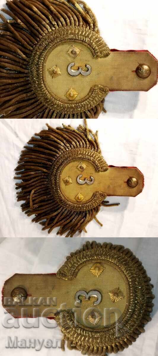 Царство България. еполет на полк.Ком.на 3и Пех.Бдински полк. - 6 Царство България. еполет на полк.Ком.на 3и Пех.Бдински полк. - 6