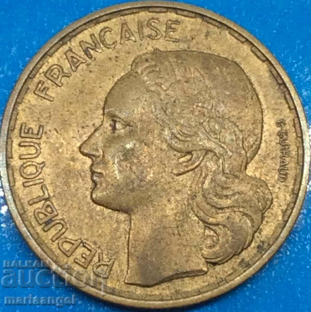 20 сантима 1953 Франция с цена 7.00 лв. | € 3.58