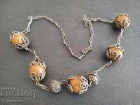 Colier vechi, bijuterie cu Chihlimbar sau Catalin 16.09.25