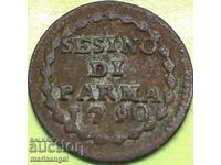 Parma Ferdinando di Borbon 1765-1802 Sessino 1790 Ιταλία Χαλκός