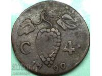 Νάπολη 4 cavali (καλάμια) 1790 Ιταλία Σταφύλια - σπάνια