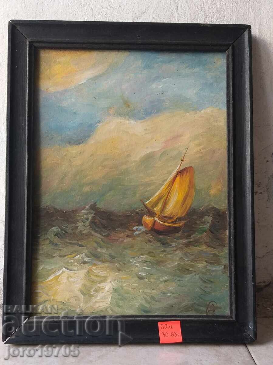 Oil painting - Dimitar Skarlatov / fiberboard