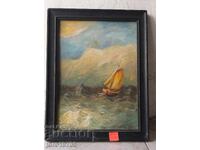 Oil painting - Dimitar Skarlatov / fiberboard