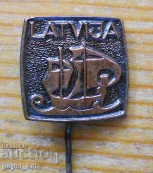 Badge "Latvia" Badge "Latvia"