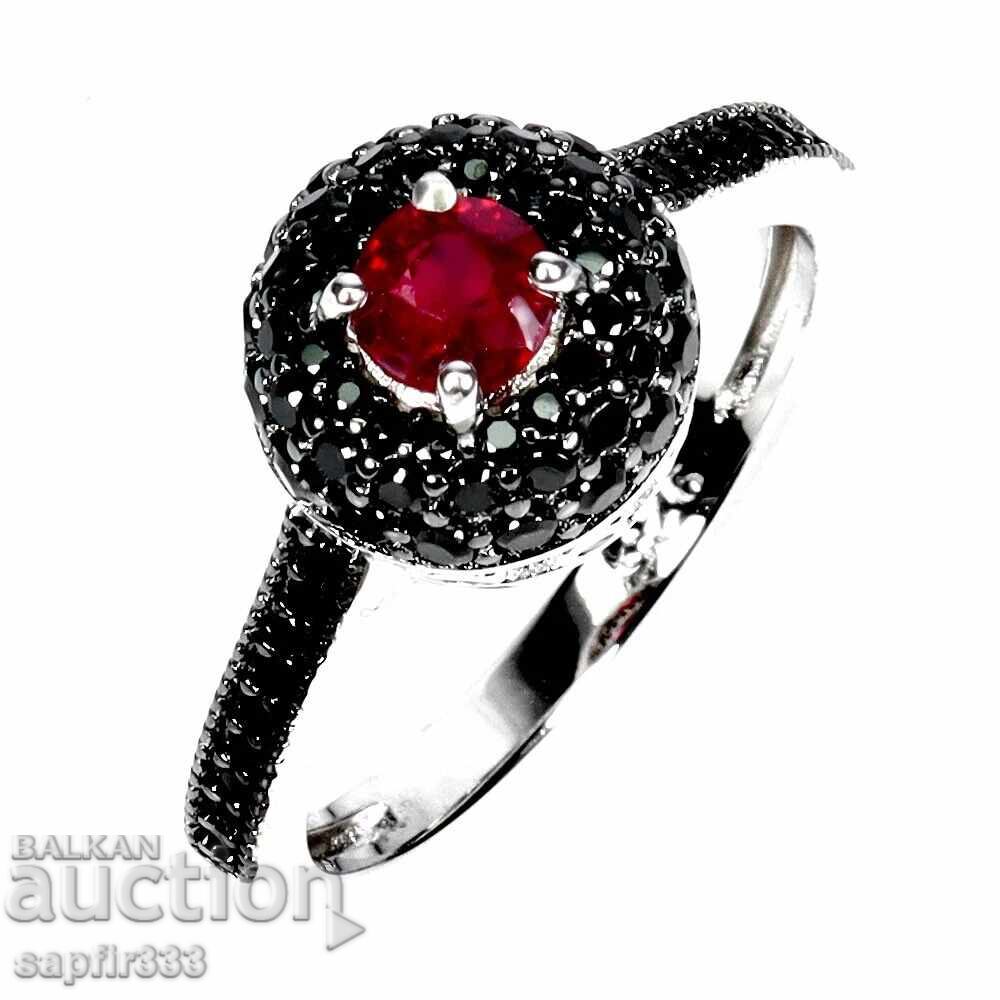 ΜΟΝΑΔΙΚΟ ΔΑΧΤΥΛΙΔΙ ΜΕ ΦΥΣΙΚΑ ΡΟΥΜΠΙΝΙΑ ΚΑΙ ΜΑΥΡΑ ΣΠΙΝΕΛΙΑ με τιμή 282.00 BGN | € 144.18