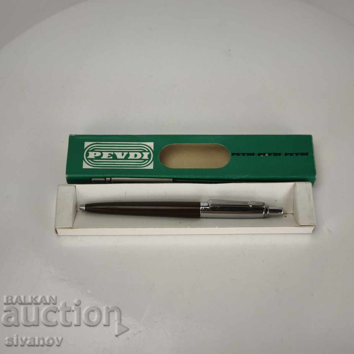 Old Pevdi PAX Pevdi Hungary fountain pen with box #6188