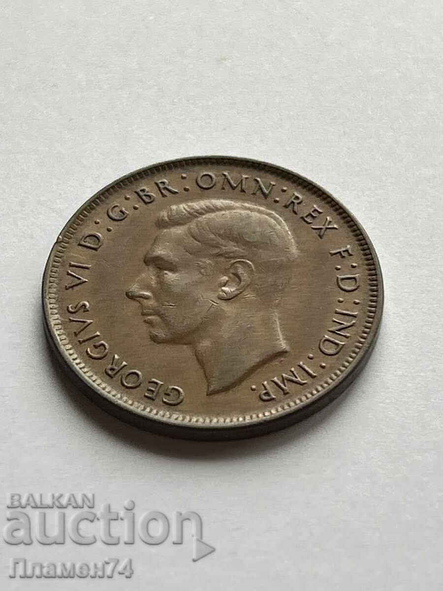 1 Penny 1948 Australia with price 2.00 BGN | € 1.02