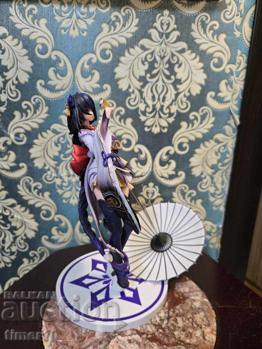 Ανιμέ Raiden Shogun φιγούρα αγαλματάκι κορίτσι με ομπρέλα με τιμή 80.00 BGN | € 40.90