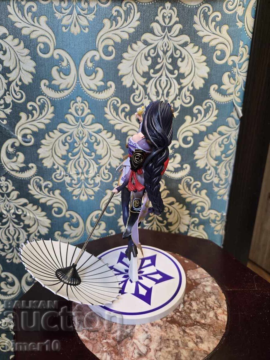 Ανιμέ Raiden Shogun φιγούρα αγαλματάκι κορίτσι με ομπρέλα - 5