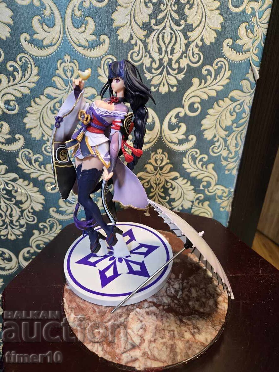 Ανιμέ Raiden Shogun φιγούρα αγαλματάκι κορίτσι με ομπρέλα - 6