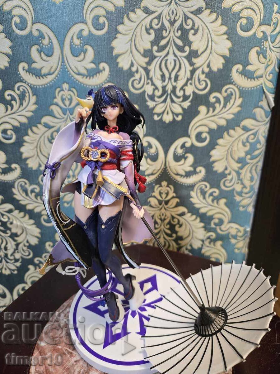 Ανιμέ Raiden Shogun φιγούρα αγαλματάκι κορίτσι με ομπρέλα