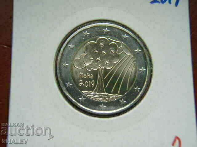Аукцион 2 euro 2019 Malta "Natur" (2) /Малта/ - Unc (2 евро)